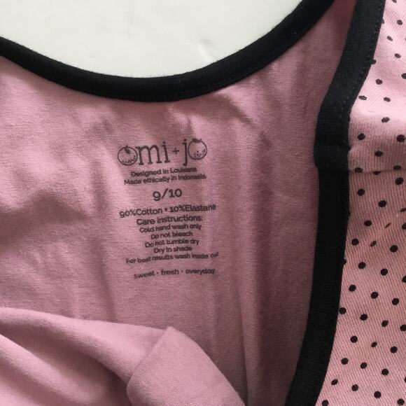 Omi Jo Mauve Dot House Tunic - Picture 3 of 6